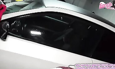German teenager doofy porked after disco inwards garage