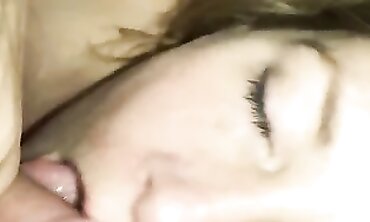 Ex Wifes Blowjob - Redhead Amateur Mud Facial