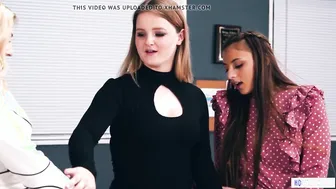Lesbians Having Fun - Orgasmic Foursome with MILFs Gina Devine & Elisa Jane