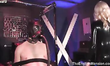Smoking Hot Redhead Babe Smokes in Leather Corset - Erotic Roleplay with Sex Toy