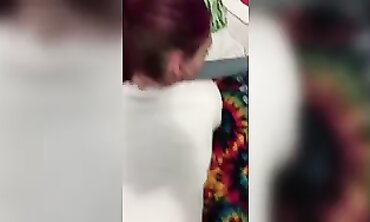 Ebony Coed's Milkshake Shake - Big Black Dick Pounding Her Creampie