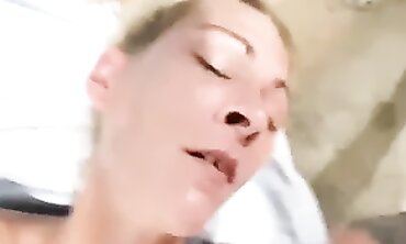 Hot Blonde Babe Gives Sensual Handjob with Fingering & Deepthroat POV - Must See!