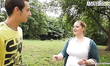 Deutschland Report #105: Big Boobed Babe Stuffed With A Huge Dick