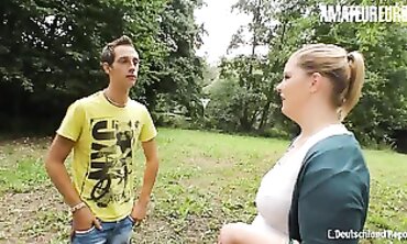 Deutschland Report #105: Big Boobed Babe Stuffed With A Huge Dick
