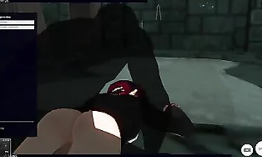 Virtual reality role play with sexy anime girl Rubi Rose - VRCosplay