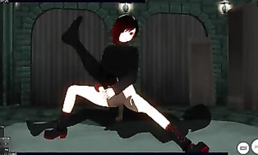 Virtual reality role play with sexy anime girl Rubi Rose - VRCosplay