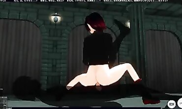 Virtual reality role play with sexy anime girl Rubi Rose - VRCosplay