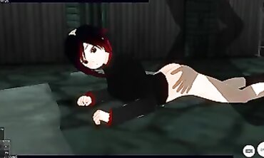Virtual reality role play with sexy anime girl Rubi Rose - VRCosplay
