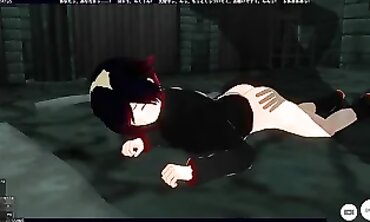 Virtual reality role play with sexy anime girl Rubi Rose - VRCosplay