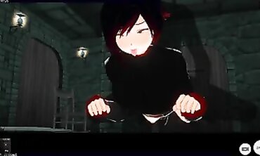 Virtual reality role play with sexy anime girl Rubi Rose - VRCosplay