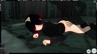 Virtual reality role play with sexy anime girl Rubi Rose - VRCosplay