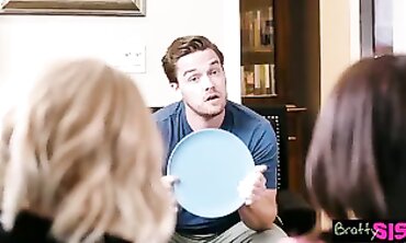 Step Siblings' Best Friend Teaches Him How To Please A Woman - Sex Ed
