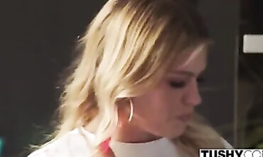 Leah's First Anal Adventure - Virgin Butt Plugged by Boyfriend in Ass Fucked Romance