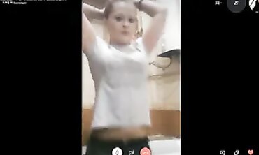 Teen Skyping With Her Older Boyfriend - Sex Ed Lesson Gone Wrong