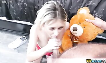 Sweet & Sassy Step-sister Fucks Brother's Friend in Her Virgin Pussy
