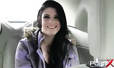 Dark-Haired Vixen Loves to Pee Outdoors - Fetish Video with Hot Babe