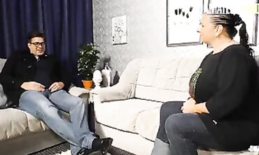 Euro Plumper MILF Hannes Gets Her First Time Anal Creampie
