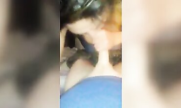 Hot MILF Gives Blowjob & Facial in Kitchen - Amateur Wife Swinger