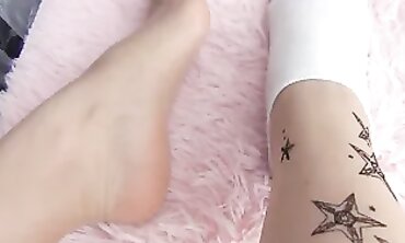 Honey Gems - Sexy Legs in Stockings & Milk Socks Compilation