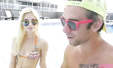 college girl's Secret Crush Learns How To Please Her Teacher In Bed