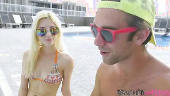 college girl's Secret Crush Learns How To Please Her Teacher In Bed