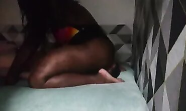 Dark Skinned Beauties - Ebony Babes Facesit on Top of White Guys