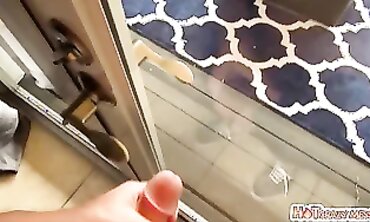 Behind Dad's BACK! Sexy Teen Surprises Her Step-Dad With Blowjob & Riding His Big Dick