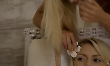 Blonde Bombshell Fucks Her Way to Victory in Boxing Ring