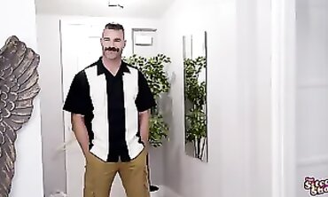 Two Hunks Share Their Wives In This Hot Threesome Scene