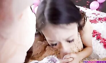 Step-Brother's Hot Teen Daughter Fucked Hard In The Ass