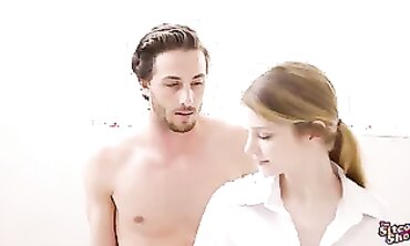 Passion-X's Redhead Vixen Shows Off Her Sexual Skills" or "Redheaded Bombshell Reveals Secrets of Lovemaking in Bedroom Talk Show Interview