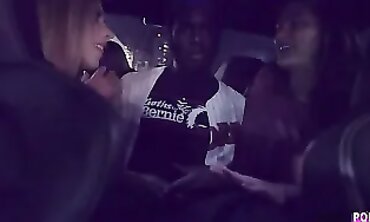 Thrilling Car Racing Adventure with Hot Blonde Driver in Red Mustang