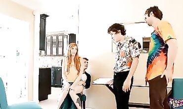 Lauren Phillips Enjoys Wild Sex Adventure in the Kitchen - POV Style