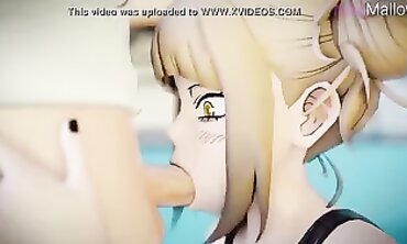 My Hero Academia's Hermitka - Toga Dives into Action with Her Team