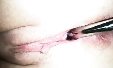 Scottish Lass Faces Frozen Iron Wand in BDSM Playground