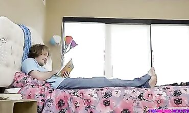 Step-Sister's Secret Diary #2 (Exclusive Footage) - Older Brother Catches Her Masturbating