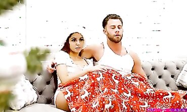 Christmas Delight #2 - Older Brother Craves barely legal Sister's Hot Body And Big Holiday Gift