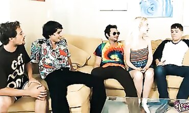 Vintage-Chic Blonde MILF Fucked Hard In A Classic '70's Style