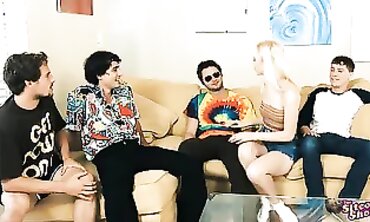 Vintage-Chic Blonde MILF Fucked Hard In A Classic '70's Style
