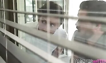 College Girl Learns Anal Sex From Experienced Teacher