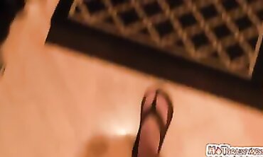 Hot Blonde MILF Teaches barely legal Wife How to Please Her Husband