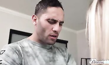 Stepbrother's Hot Stepsister Fucked Hard in Her Ass by Huge Dick