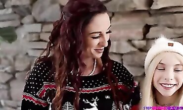 Christmas Comes Early - Stepsister Shares Her Brother's Friend