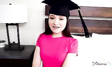 Step-Sister Surprise! Older Brother & Friends Give Her An Unforgettable First Time