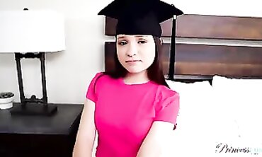 Step-Sister Surprise! Older Brother & Friends Give Her An Unforgettable First Time