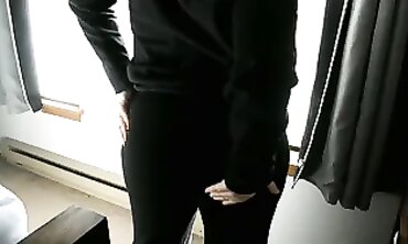 Mature Milf Flaunts Her Long Legs And Curvy Body In Public