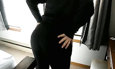 Mature Milf Flaunts Her Long Legs And Curvy Body In Public