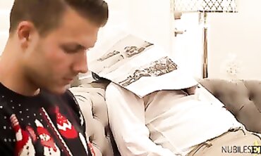 KINKY SANTA HELPERS - Britney Amber And Emily Willis Get Fucked By The Bearded Man
