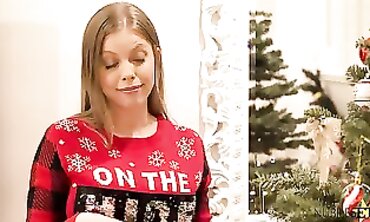 KINKY SANTA HELPERS - Britney Amber And Emily Willis Get Fucked By The Bearded Man