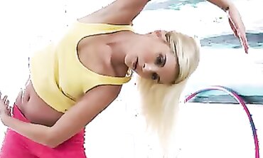 Hot & Bothered: Sexy Brunette Teen Faces Off Against A Creep In The Dark